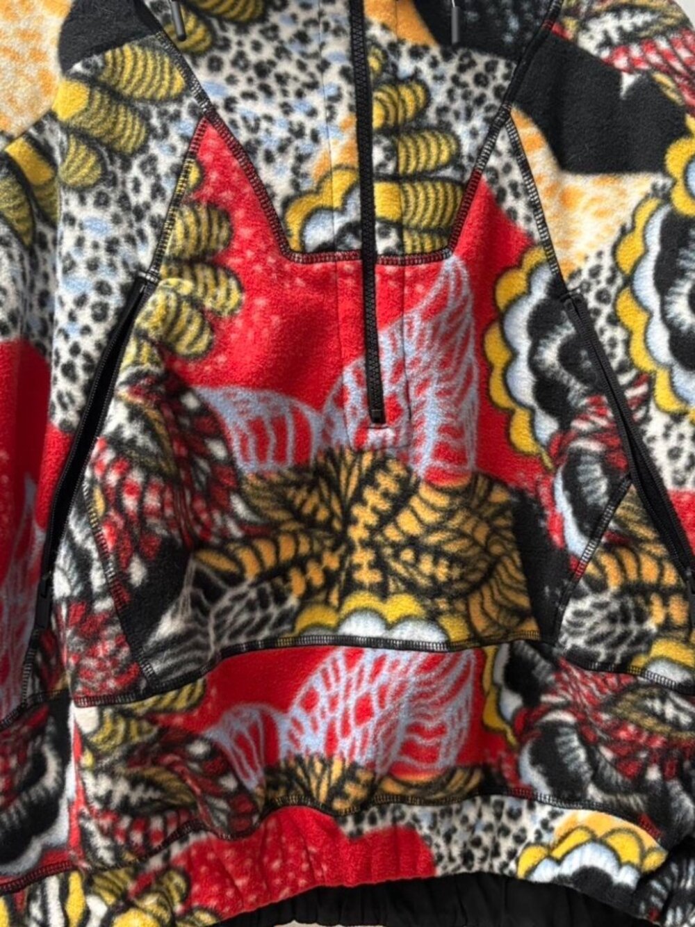 Free People Movement Wild And Free Printed Fleece Pullover NEW Size Small - Picture 2 of 16